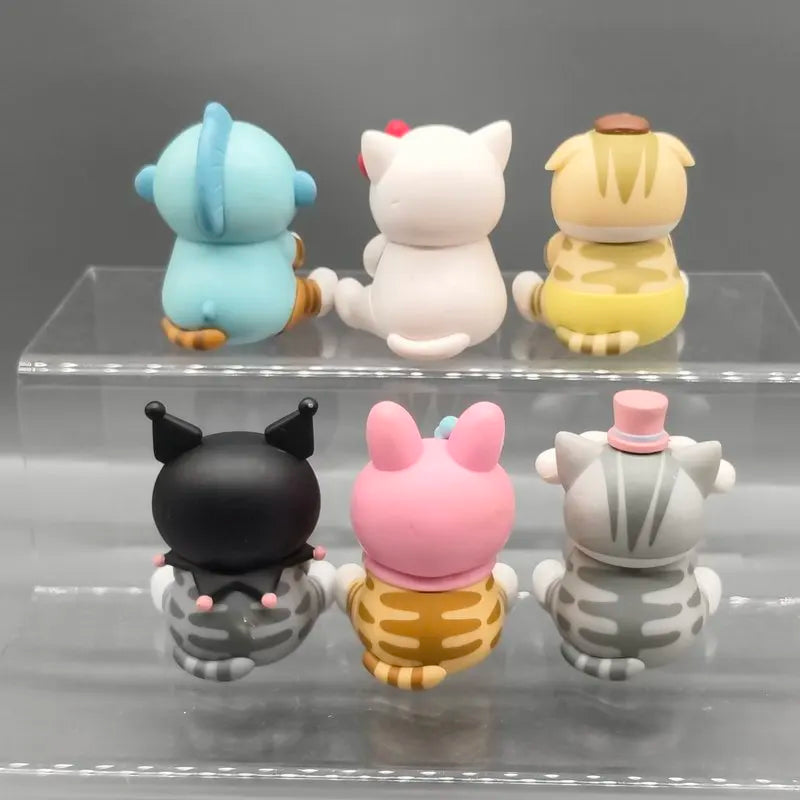 Mofusand Kitten X Kt Cat Cross-Dressing Sitting Posture Blind Box