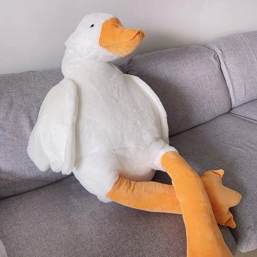 50/90/130CM Funny Goose Plush Toy, Soft Duck Pillow, Cute Stuffed