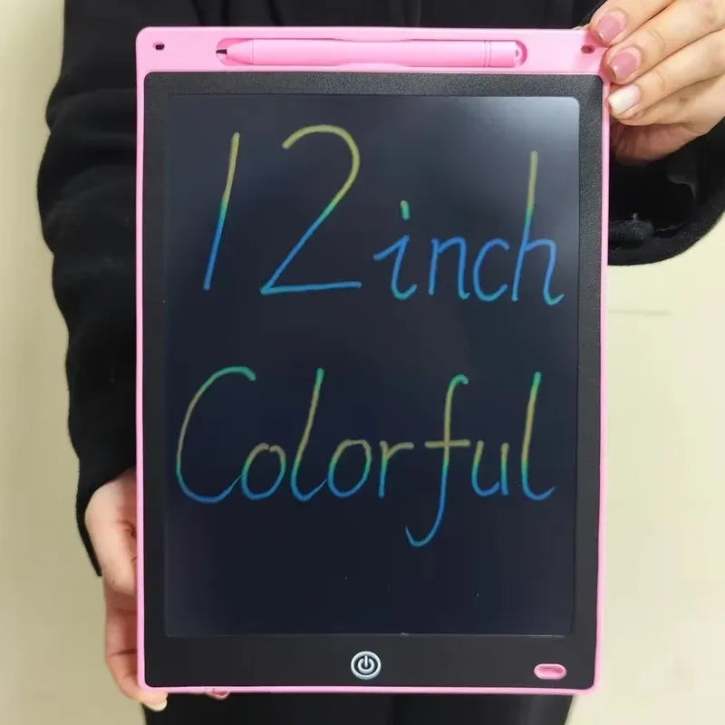 10/12/inch LCD Writing Tablet Drawing Board Kids Graffiti Sketchpad