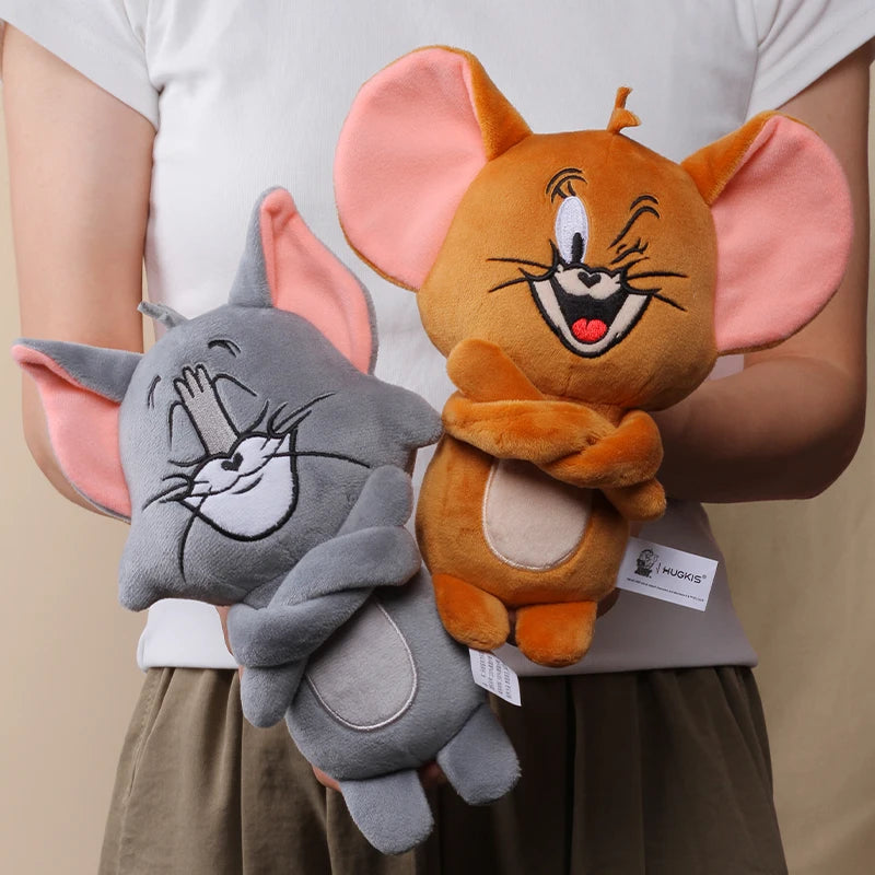 Anime Tom And Jerry Plush Toy Cartoon Movie Figures Cat Mouse Cute