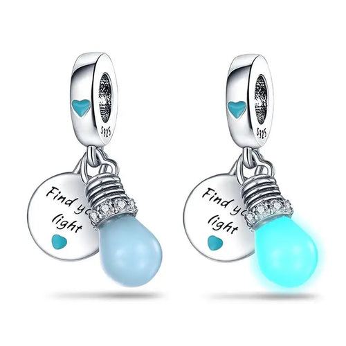2024 New 925 Sterling Silver Luminous Charm Beads for 3mm Original