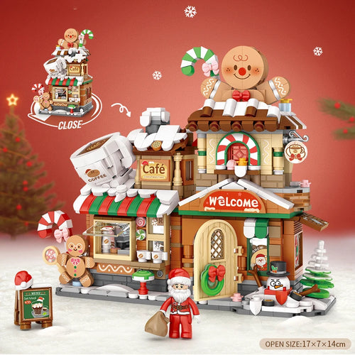 Street View Series Building blocks Izakaya Shaved Ice Shop Takoyaki