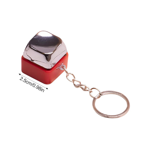 Silicone Cat Paw Keychain Stress Relief Toy with LED Light Flash