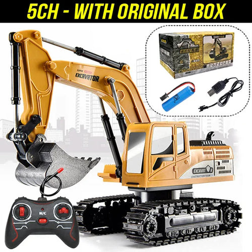 RC Excavator 2.4Ghz 6 Channel 1:24 RC Engineering Car Alloy And