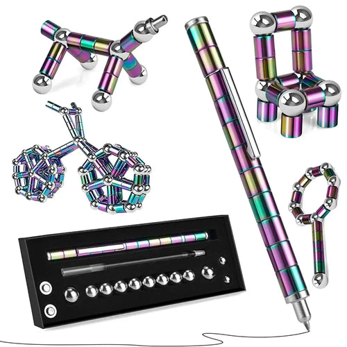 Decompression magnetic pen, fidgeting magnetic pen, multifunctional