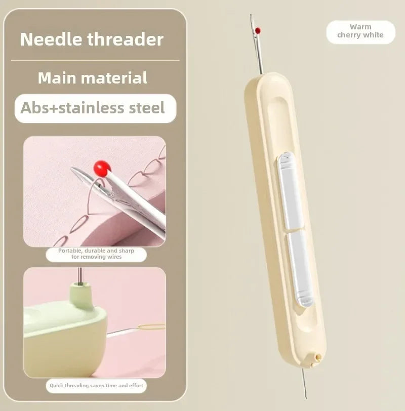 2 In 1 Needle Threader and Seam Ripper Tool Multifunctional Sewing