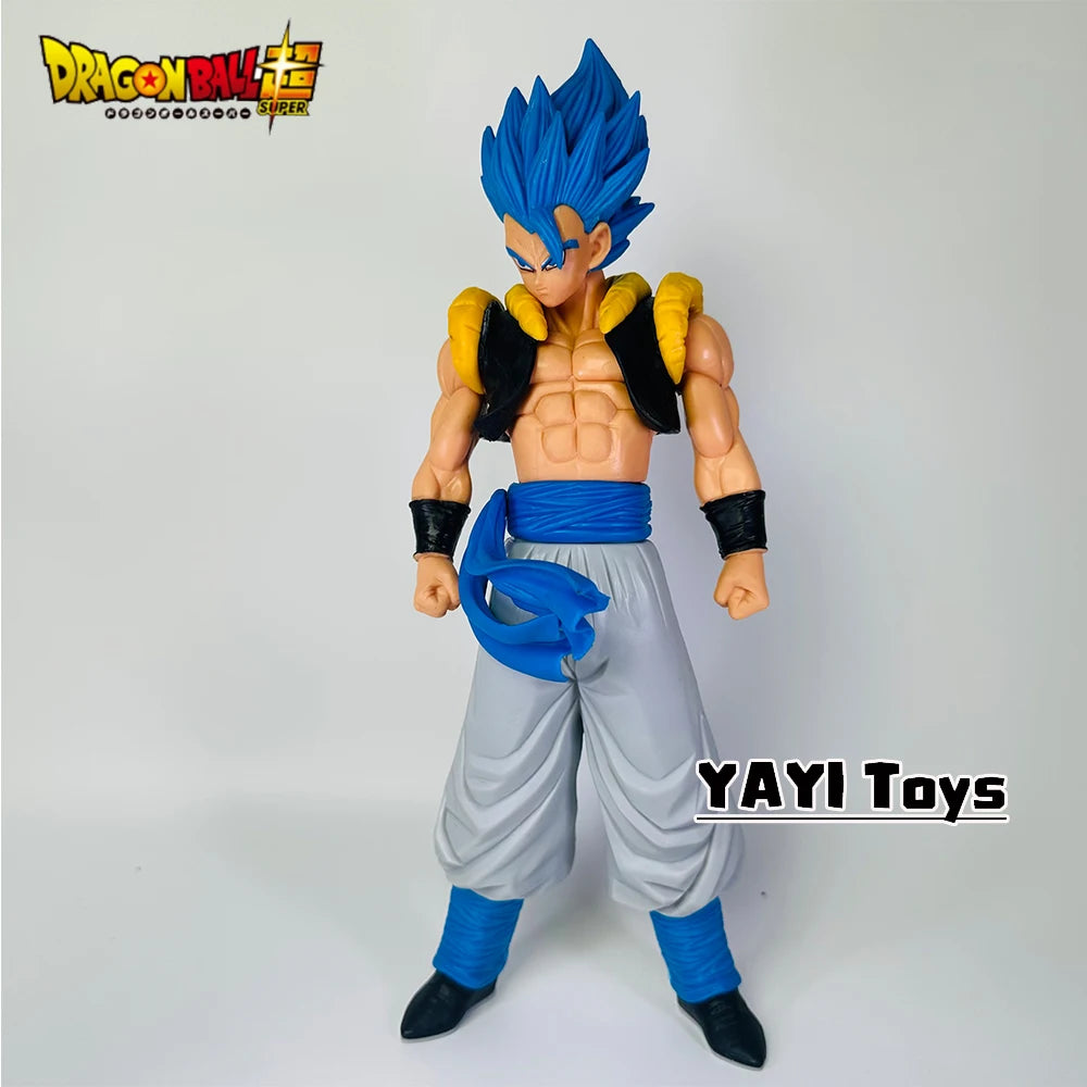 31CM Anime Dragon Ball Z Super Saiyan Blue Gogeta PVC Action Figure