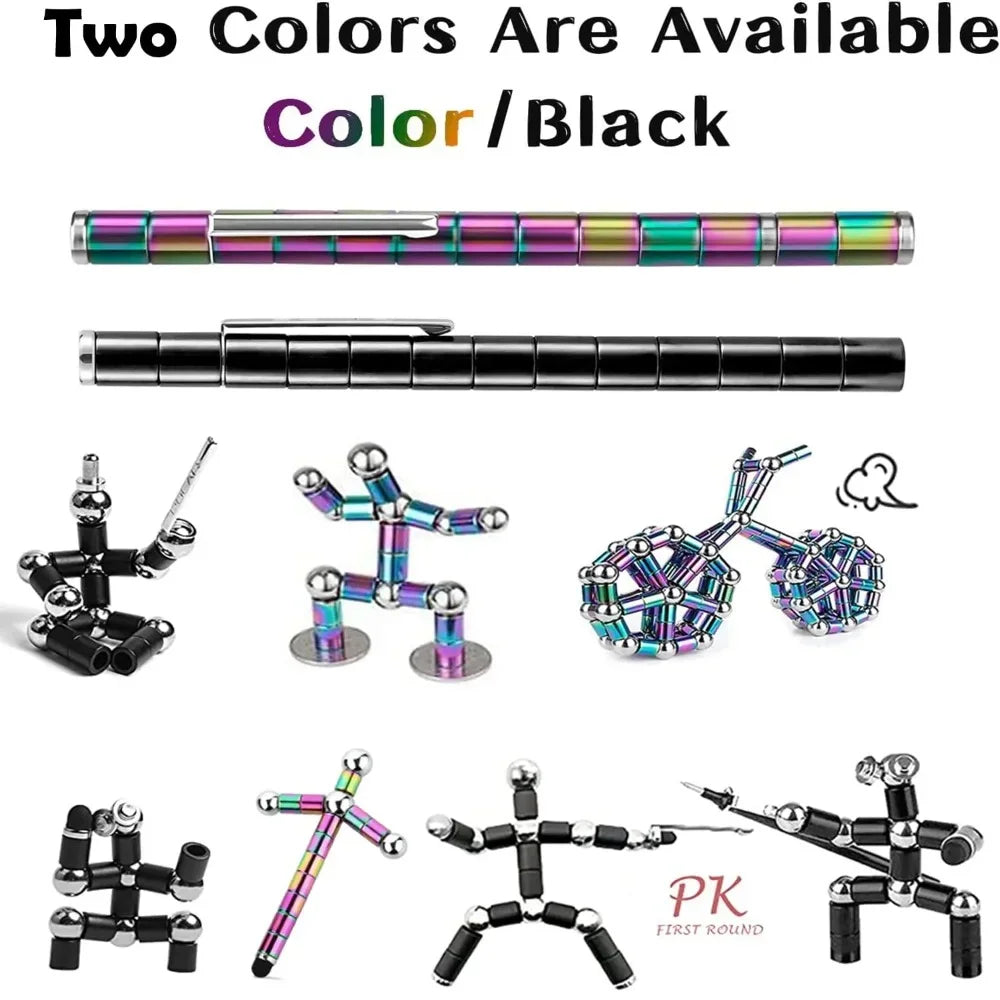 Decompression magnetic pen, fidgeting magnetic pen, multifunctional