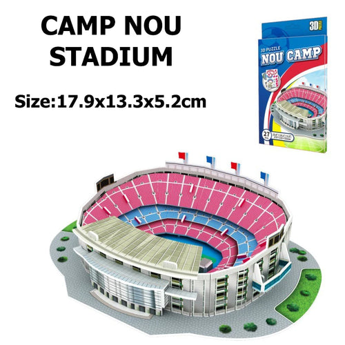 Miniature Football Field 3D DIY Puzzle World Famous Stadiums Models
