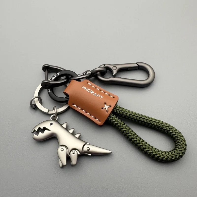 Motorcycle Decoration Accessories and Car Keychain Single Leather