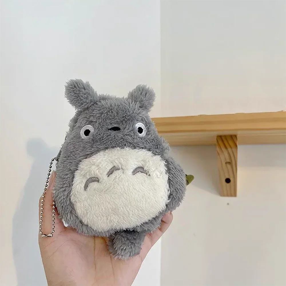 12cm Cartoon Totoro Plush Coin Purse Kawaii Japanese Toy Totoros Doll