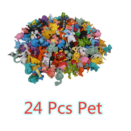 144 Style Pokemon Figure Toys Anime Pikachu Action Figure Model