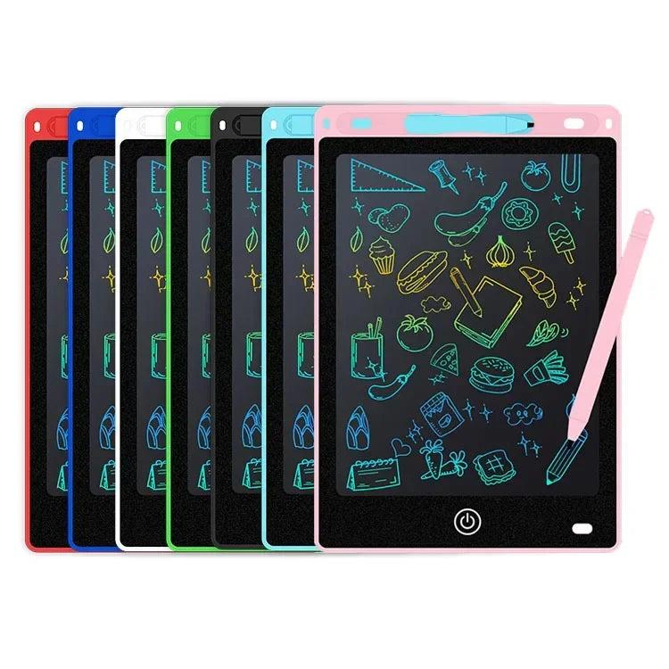 10/12/inch LCD Writing Tablet Drawing Board Kids Graffiti Sketchpad