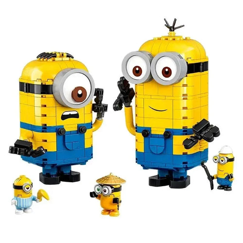 Hot Toys Despicable Me Mini Cute Play Puzzle Built Minion Building