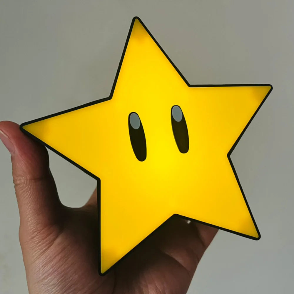 Super Star Light Figure Led Music Night Light Sound Usb Charging Desk