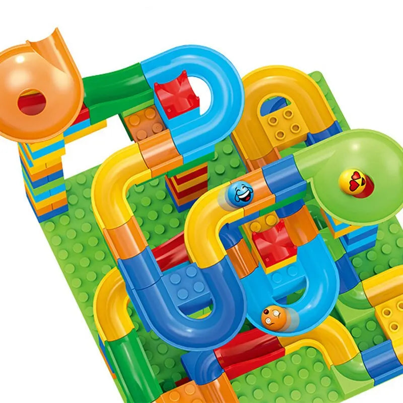 Children's Slide Small Block Block Assembly Particles DIY Educational