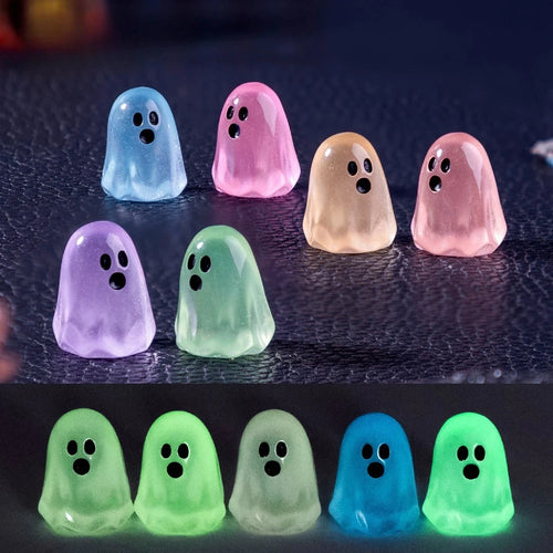 10/20/50pcs Luminous Ghost Figures Glowing At Night Action Figure Mini