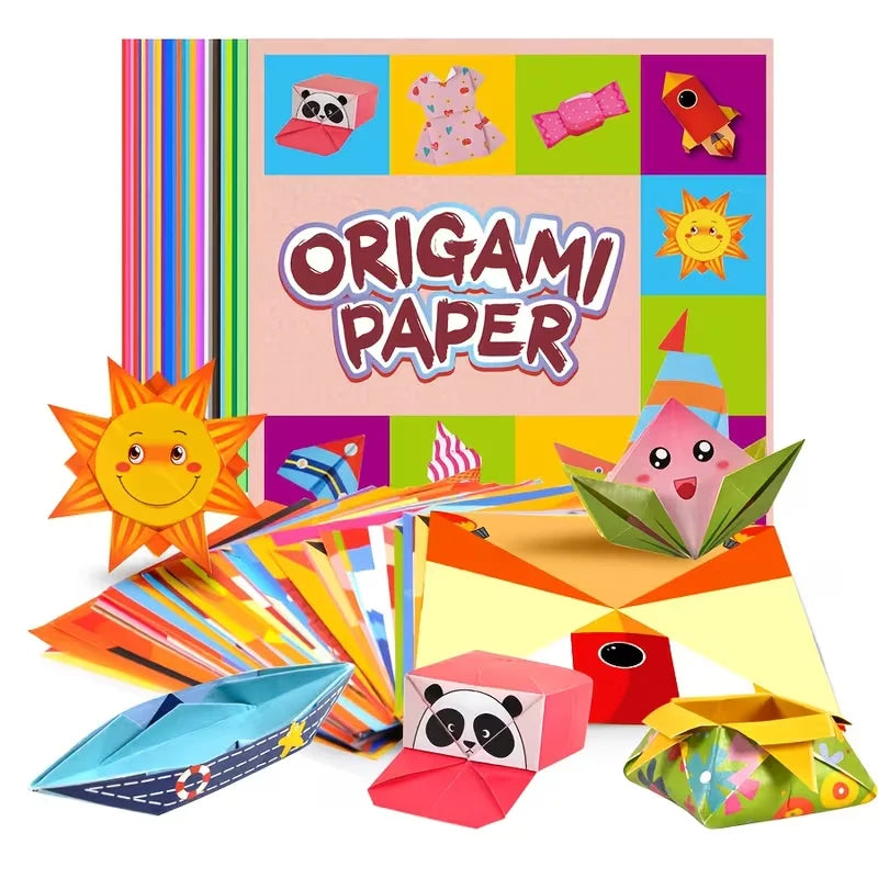 creative origami set, Including 54 Double-Sided Origami Sheets And