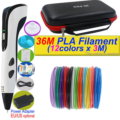 2025 New 3D Printing Pen DIY Three-dimensional Painting Children Toys