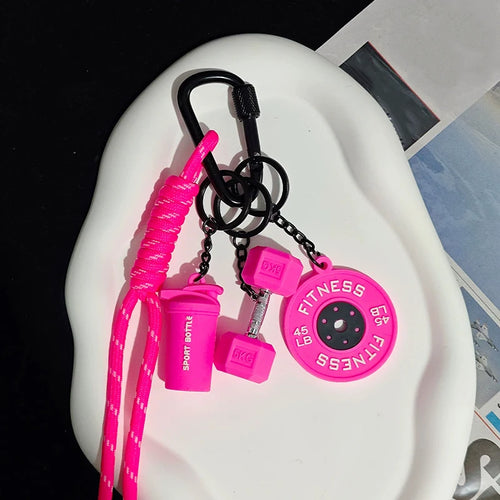 Fitness Keychain for Gym Lovers Premium Gift Sports Enthusiasts