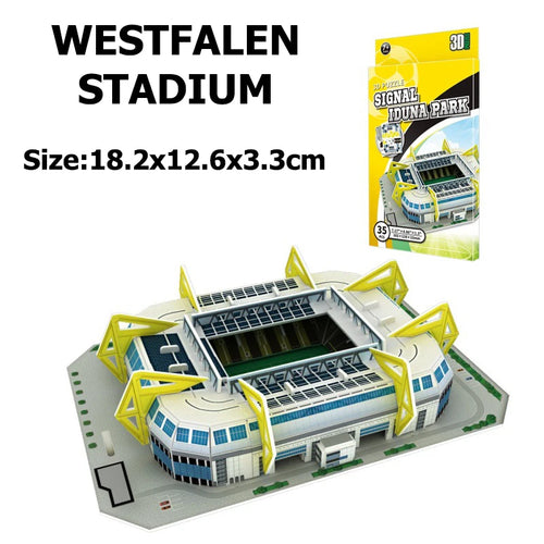 Miniature Football Field 3D DIY Puzzle World Famous Stadiums Models