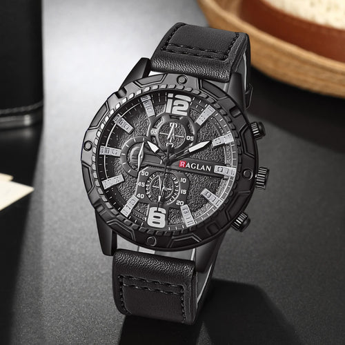 Top Brand Watch For Men Fashion Watches Leather Strap Clock Man
