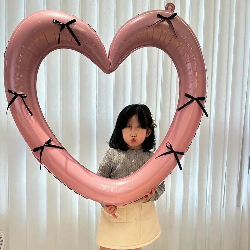 Hollow Out Love Heart Balloon Birthday Party Decoration Cute Love