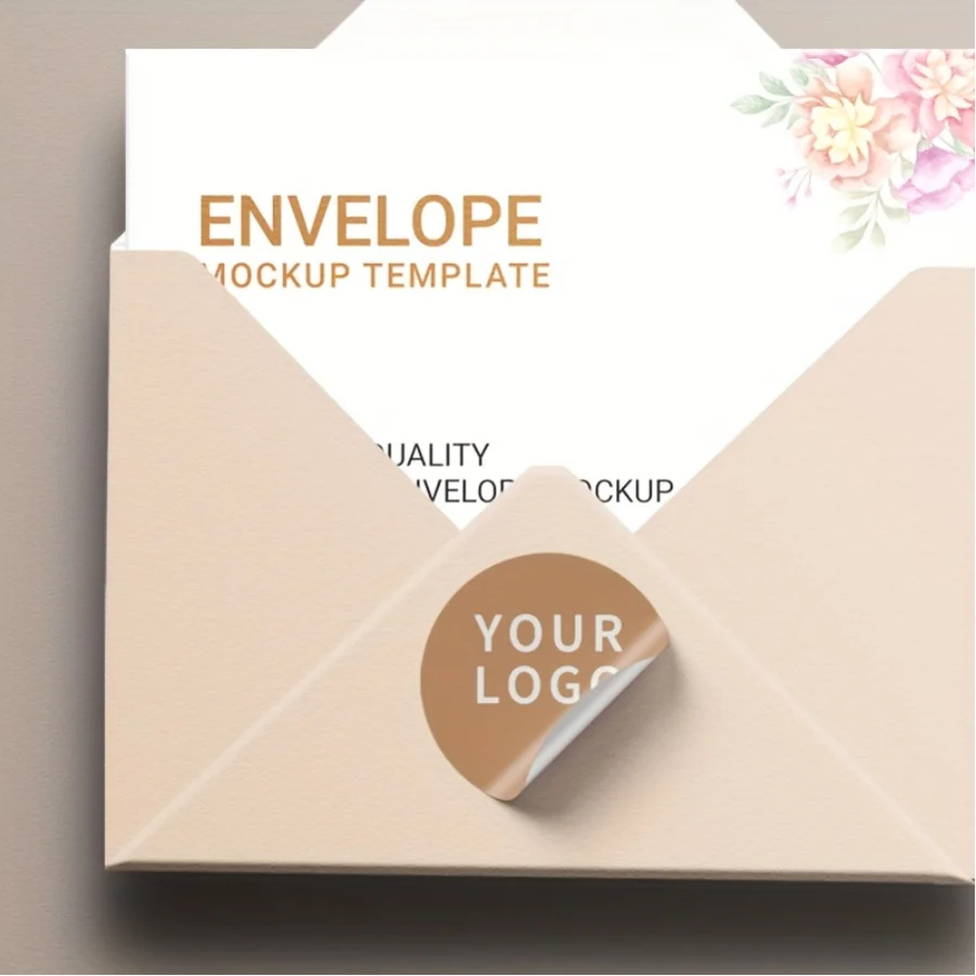 Customizable Photo Stickers with Multicolor Logos - Durable Waterproof
