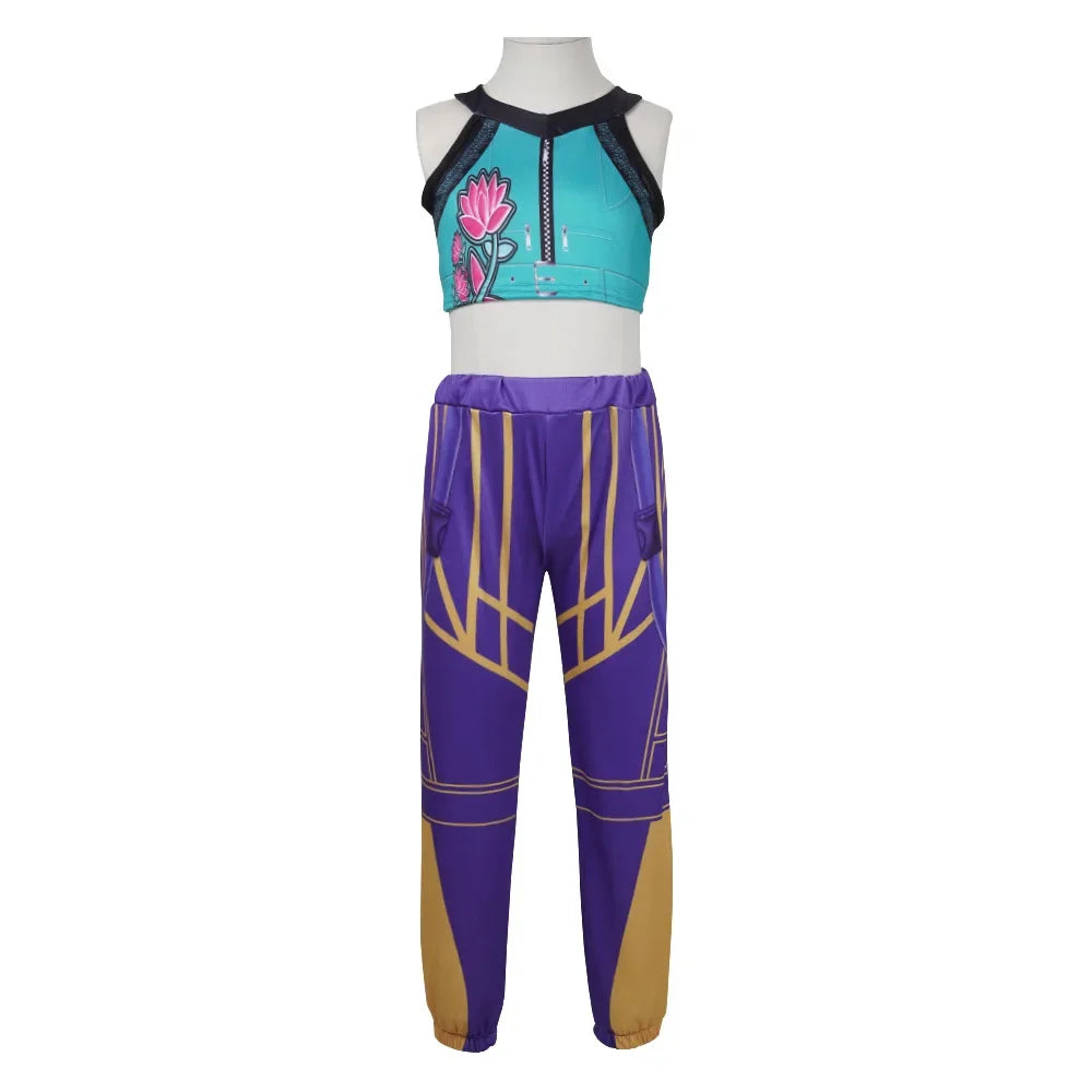Halloween Huntrix KPop Mira Zoey Rumi Cosplay Costumes Sets for