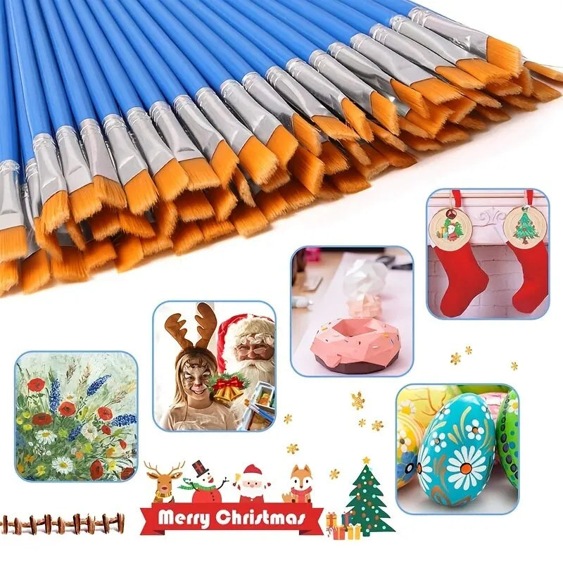 10/20/30pcs Painting Brushes For Painting Handcraft Arts And Craft For