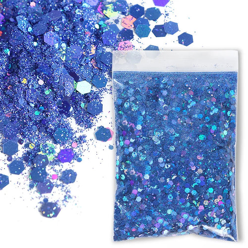 30g/Bag Holographic Chunky Glitter Craft Glitter Powder Mixed Chunky