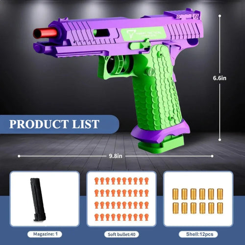 SIG17 Shell Throwing Toy Gun Continuous Firing Blowback Soft Bullet