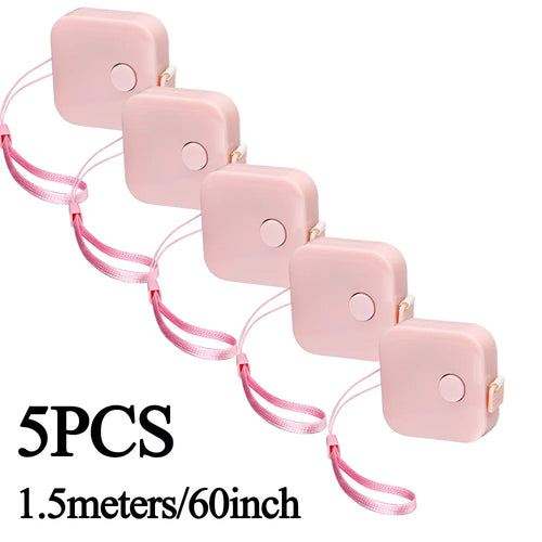 Double Scale Ruler Plastic Roll Tape Mini Tape Measure Accurate
