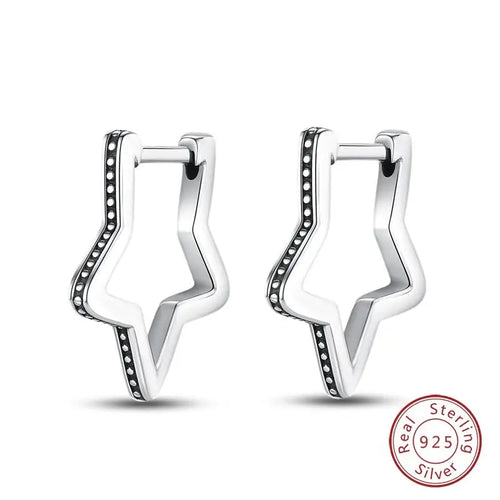 Hot 925 Sterling Silver Earrings Charm Simple Shining Lotus Zircon
