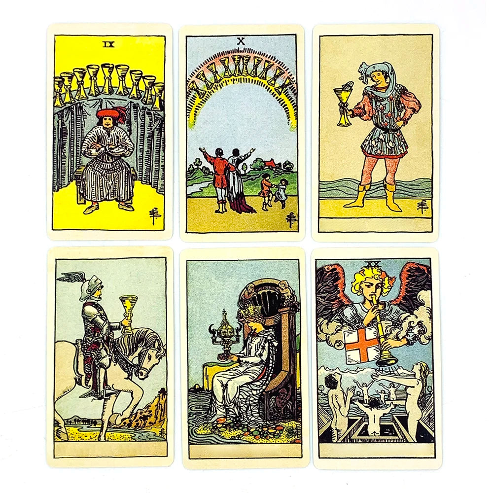 Tarot Cards Deck 78Pcs For Easy Beginners Fate Fortune Telling