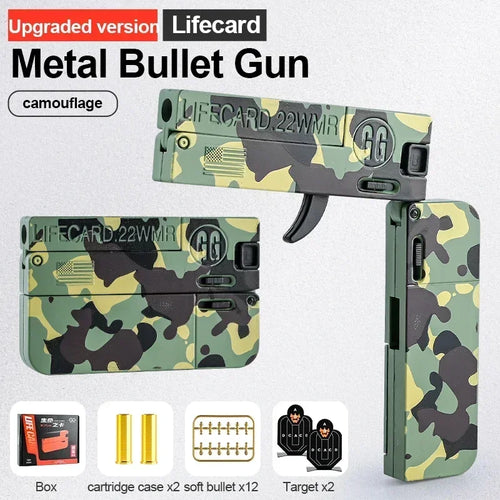 Real Look Mini Life Card Toy Gun Little Gun For Boys Age 8+ Birthday