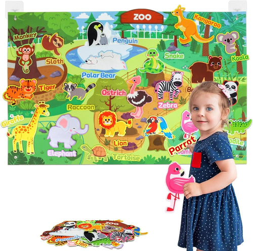 Montessori Toy Solar System Felt Story Busy Board Set for Toddlers