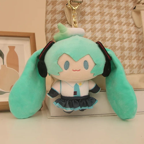 6 Styles New 13-18cm Kawaii Anime Girls Plush Pendant Keyring Cute
