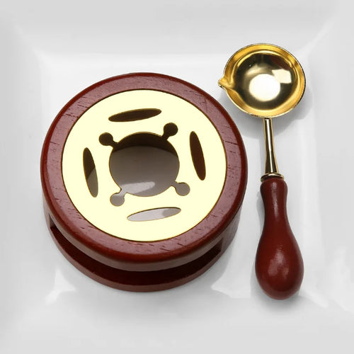 2/3pcs Wax Seal Set Wood Wax Melting Lacquer Furnace With