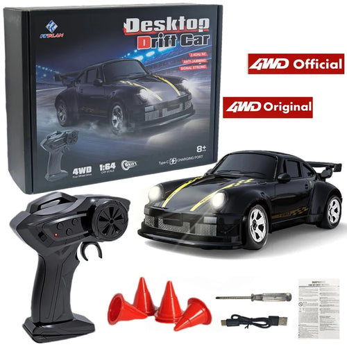 4WD Racing 1:43 or 1:64 RC Electric Drift Car Radio Full Proportional
