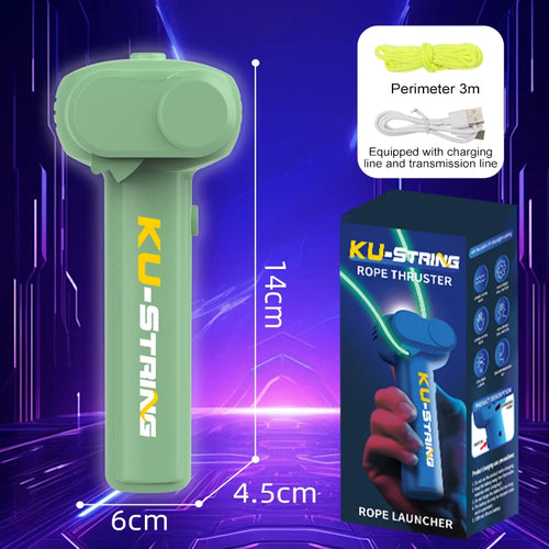 String Rope Glow in The Dark String Rope Launcher Luminous Portable