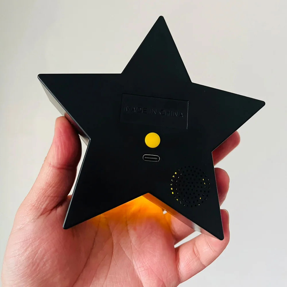 Super Star Light Figure Led Music Night Light Sound Usb Charging Desk