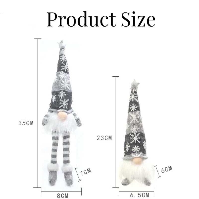 Christmas Gnome Faceless Doll Night Light Merry Christmas Decorations
