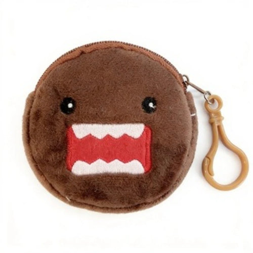 Kawaii Cute Domo Kun Plush Keychain Anime Keyring Charm for Bag Keys