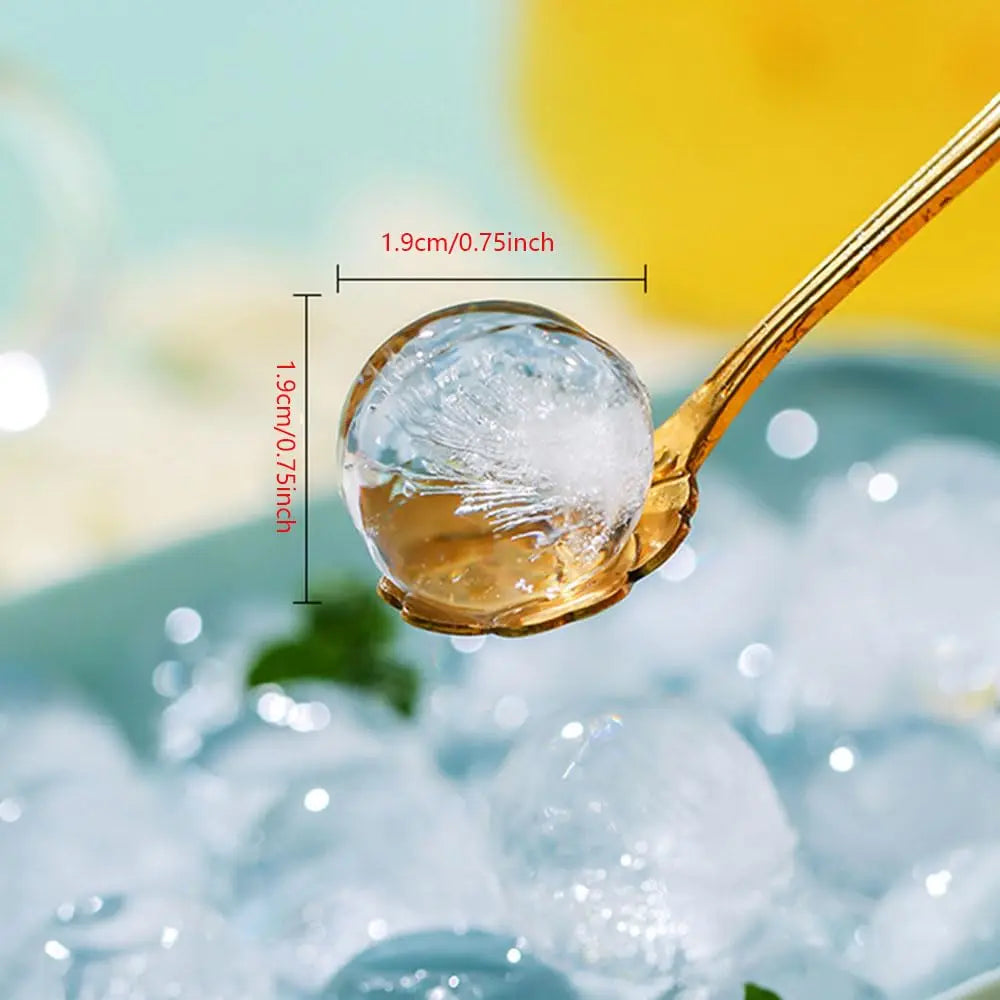 Mini Ice Cube Trays  Tiny Ice Cube Tray with Lid for Freezer, Round