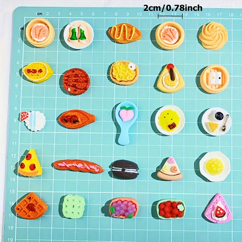 Mini Food Toys Mixed Style Resin Food Doll Kitchen Mini Food Statue