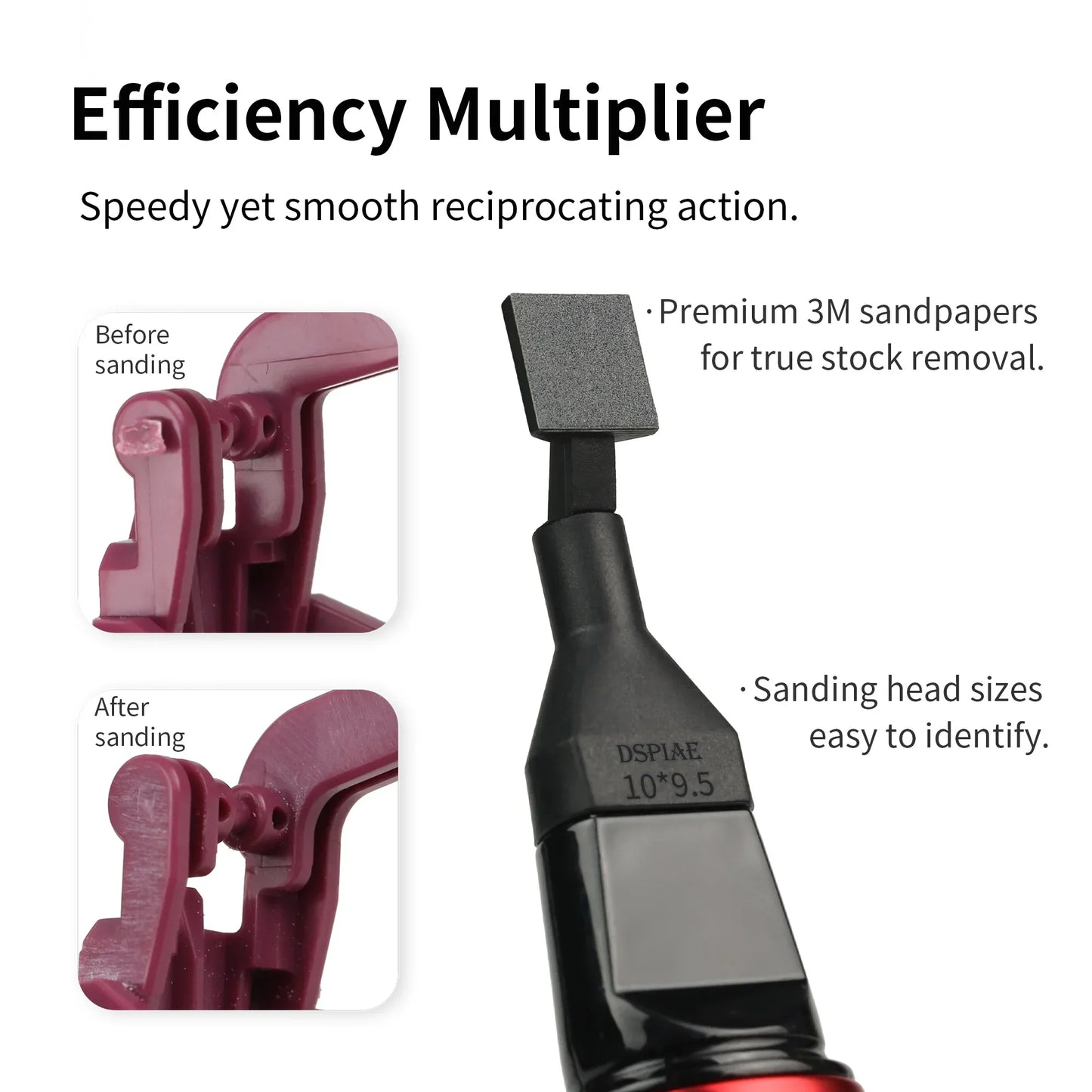DSPIAE ES-A Reciprocating Sander Electric Grinding Pen Plastic Model