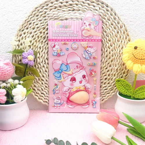 1PC Lovely Animal 3D Stereo Tummy Press Fun Stress Relief