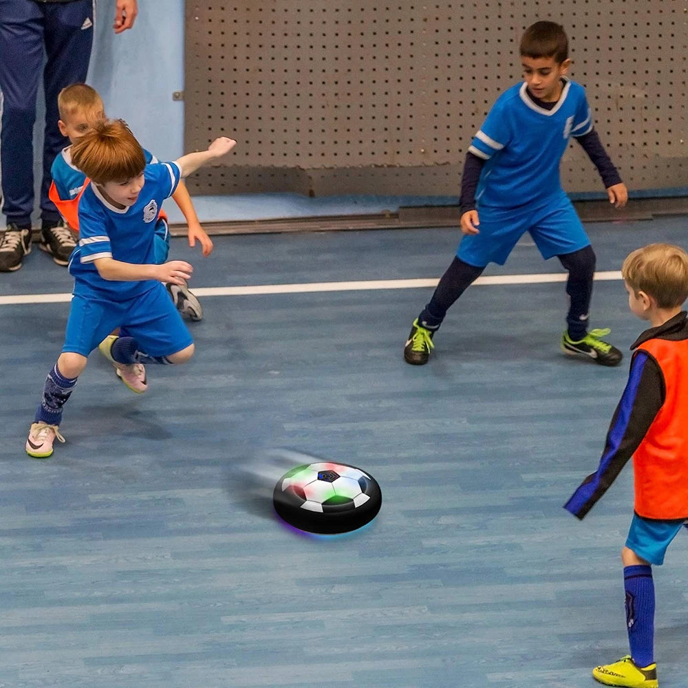 LED Hover Soccer Ball Air Power Training Ball Playing Football Indoor