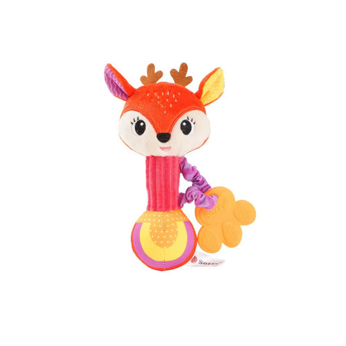 Baby Rattles Soft Stuffed Animal Rattle Hand Grip Baby Toys Shaker